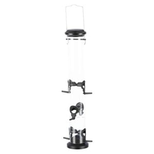 Hranitor Exterior Suspendat, Trixie, Pentru Pasari, Plastic, 1,000 ml/48 cm, Negru, 55636