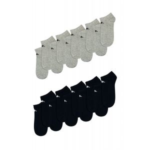 Set Kappa 10 perechi de sosete scurte, dama - Gri/bleumarin, 39-42