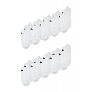 Set Kappa 10 perechi de sosete scurte, dama - Alb, 36-40