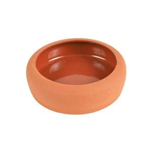 Castron Ceramic Pentru Porcusori de Guineea Trixie, 250 ml, 13 cm, Teracota, maro, 60671
