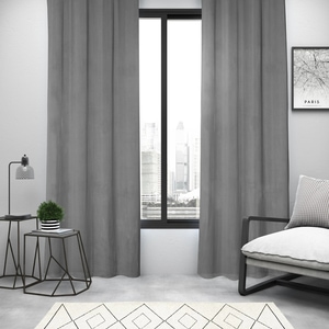 Draperie 140 x 280 cm, cu inele, Enaelle gri