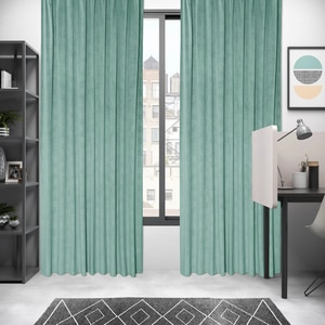 Draperie 200 x 280 cm, cu rejansa si bride, Gia Verde