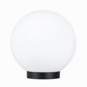 Aplica Exterior/Gradina, Forma Glob, 1xE27, 60W, 200x260 mm, culoare Alb, montaj aparent, IP44, Luca