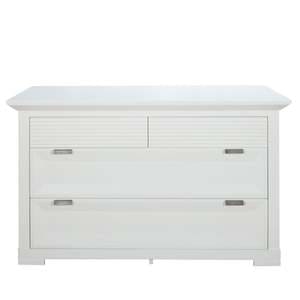 Comoda Cu 4 Sertare Verona Bianco Alb , 128 Cm