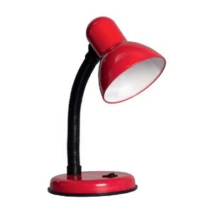 Lampa Birou orientabila Basic, Rosu, 1xE27, 60W