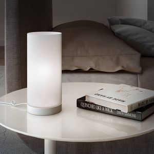 Veioza Decorativa Basic 1xE14, 40 W, Sticla alba, 95 x 220 mm
