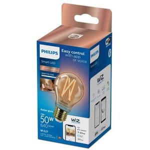 Bec LED inteligent Philips 7W(50W), E27, Wi-Fi, Bluetooth