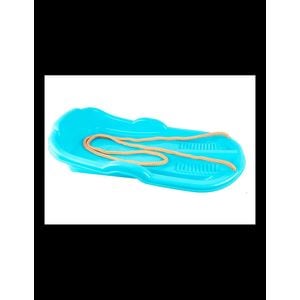 Sanie Pentru Copii Cu Franghie, Din Plastic Albastru, 62X36X11 Cm, 12887
