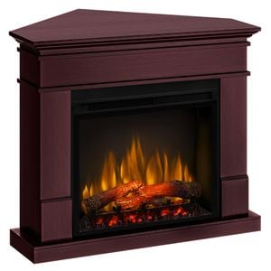 Semineu electric Lisabona Drept/Colt Mahon cu focar electric 3D Dimplex Optiflame XHD28 si sunet