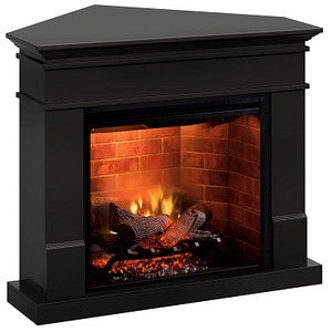 Semineu electric Lisabona Premium Negru Colt- cu focar electric 3D Dimplex Revillusion 30" cu sunet