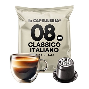 Cafea Classico Italiano, 100 capsule compatibile Nespresso, La Capsuleria