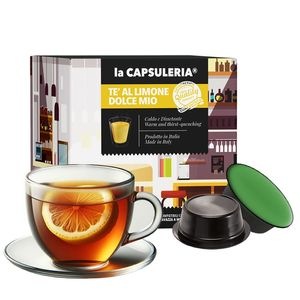 Ceai de Lamaie, 128 capsule compatibile Lavazza* a Modo Mio*, La Capsuleria