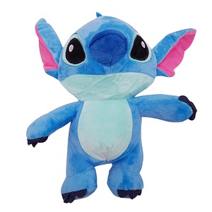 Jucarie de plus IdeallStore, Crazy Stitch, 24 cm, albastru