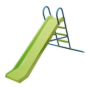 Tobogan copii DacEnergy, realizat din material plastic, scara metalica, acoperit cu un strat de vopsea, rezistenta la razele UV, 219 x 130 x 133 cm, verde