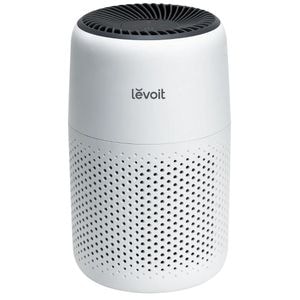 Purificator de aer Levoit Core Mini, Filtru 3 in 1 True HEPA, Panou Comanda Touch Screen, Alb