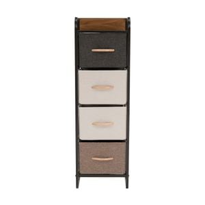 Comoda DACENERGY, 4 sertare, 31 x 29 x 99 cm, multicolor