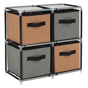 Comoda DACENERGY, 4 sertare, 58 x 30 x 57 cm, multicolor