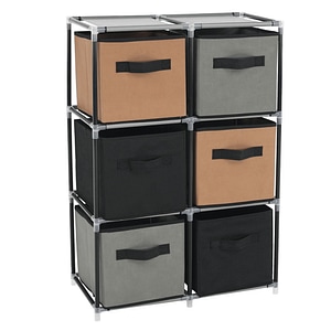Comoda DACENERGY, 6 sertare, 58 x 30 x 83.5 cm, multicolor