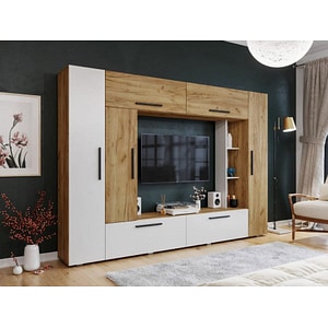 Mobila living Picolo, maro, 253 x 178 x 35 cm