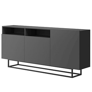 Comoda living DACENERGY, PAL, 180 x 37 x 80 cm, negru