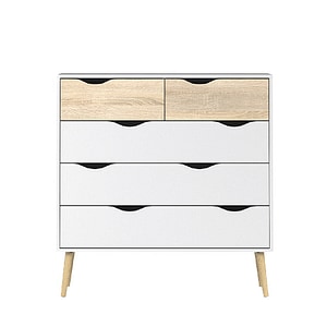 Comoda living DACENERGY, PAL, 98.7 x 39.1 x 100.9 cm, alb-sonoma