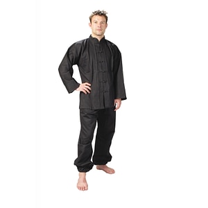 Kimono Kung Fu Negru, Marime 130cm