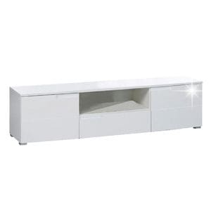 Comoda TV DACENERGY, PAL, 165 x 40 x 42 cm, alb