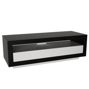 Comoda TV DACENERGY, PAL, 120 x 45 x 40 cm, negru-alb