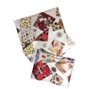 Plic Folie Cadou Specific Craciun- 16 x 25 cm, Set 5 buc