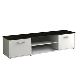 Comoda TV DACENERGY, PAL, 159 x 40 x 38,8 cm, alb-negru
