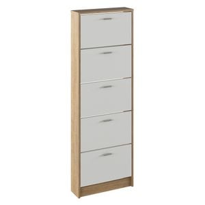 Pantofar DACENERGY, PAL, 58 x 18 x 170.2 cm, stejar sonoma-alb