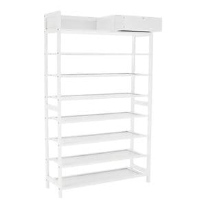 Pantofar DACENERGY, bambus, 70 x 25 x 117 cm, alb
