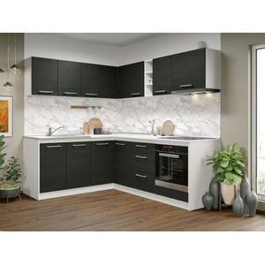 Set Bucatarie de Colt Mina, 180x220cm, CuloareAlb/Ferrara, C26