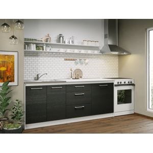 Set Bucatarie Mina, 200cm, c16, culoare/AlbFerara, Pal melaminat