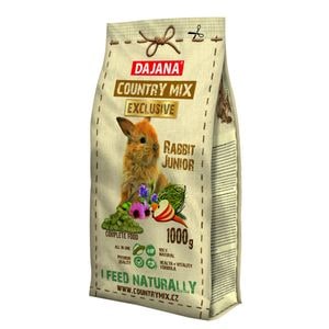 Hrana Completa, Dajana Pet Country Mix Exclusive, Pentru Iepuri Junior, 500 g, DP408J