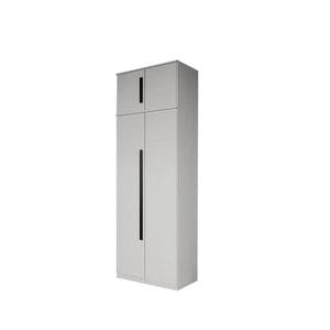 Dulap dormitor, 2 usi, Alb, 83 x 48 x 240,3 cm  Dallas