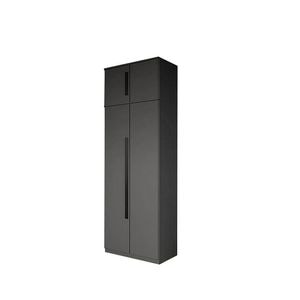 Dulap dormitor, 2 usi, Gri, 83 x 48 x 240,3 cm  Dallas