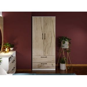 Dulap Relax, Stejar  c83-02, pal melaminat, L 83 x A 48 x H 192,5 cm