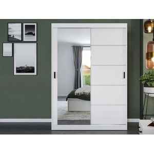 Dulap Nordis,138cm, 03, usa alba/oglinda, pal, L 138 x A 55 x H 194,8 cm