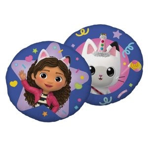 Perna multicolor cu doua fete, diametru 40 x 40 cm, Gabby's Dollhouse