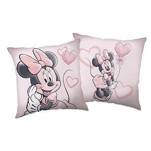Perna multicolor cu doua fete, 35 x 35 cm, Minnie Mouse