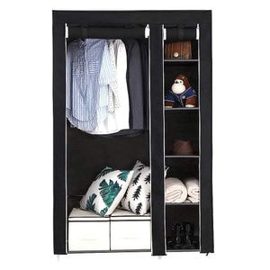 Dulap portabil ARTENOVA, 108 x 45 x 170 cm, negru