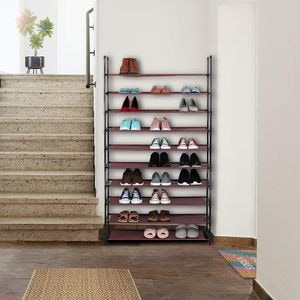 Pantofar ARTENOVA, metal, 95 x 28 x 175 cm, negru