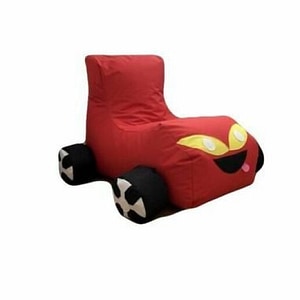 Fotoliu masinuta Big Bean Bag, textil, 75 x 75 x 85 cm, rosu