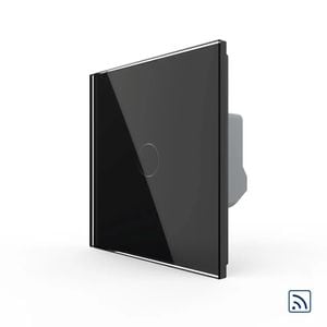 Intrerupator Simplu Wireless cu touch LIVOLO  Serie Noua, Negru