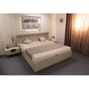 Saltea Ortopedica Plus, Ortopedicus, Hotel Range, 200x160x26 cm, fara arcuri, reversibila, bumbac BIO