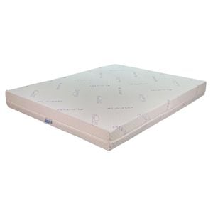 Saltea Ortopedica, Ortopedicus, Rebel Teenage, 200 x 90 x 18 cm, latex gel, reversibila, fermitati diferite, 7 zone de confort, ergonomica, anatomica, husa lavanda, detasabila, ferma