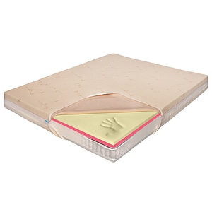 Saltea Ortopedica, Ortopedicus, Bio Bumbac Memory HD Hotel Range, 200 x 160 x 27 cm, spuma cu memorie, arcuri impachetate individual, ergonomica, anatomica, husa detasabila, plasa de aerisire, ferma