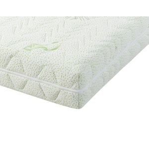 Saltea de pat Ortopedica, Ortopedicus, Aloe Vera, 200x180x18 cm, Reversibila, Grun Tech, Tratat cu Aloe Vera