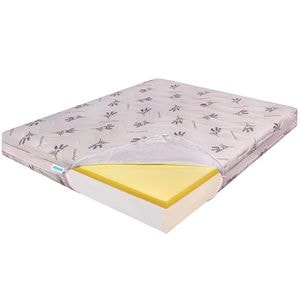 Saltea de pat Ortopedica, Ortopedicus, Lavanda Strong, 200x160x23 cm, fara arcuri, memory HD, tratat cu lavanda
